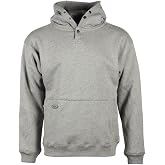 Arborwear Men's Cotton Double Thick Hooded Pullover Sweatshirt | Hoodies for Men, Snap Neck Collar and Handwarmer Pouch, 13 Oz. Pre-Washed Cotton Fleece, Oversized 3-Piece Hood