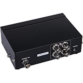 AuviPal 4-Port (1 Input 4 Output) BNC Video Splitter Box Coaxial Distributor Amplifier for Video Monitoring System CCTV Security Camera