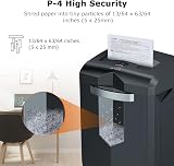 Bonsaii Heavy Duty Paper Shredder 60-Min 18-Sheet Cross Cut 23L Bin C149-C view 4