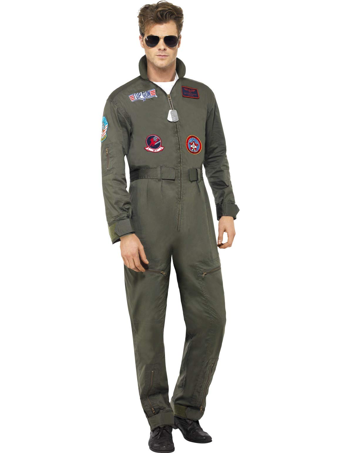 Smiffys Officially Licensed Top Gun Deluxe Male Costume