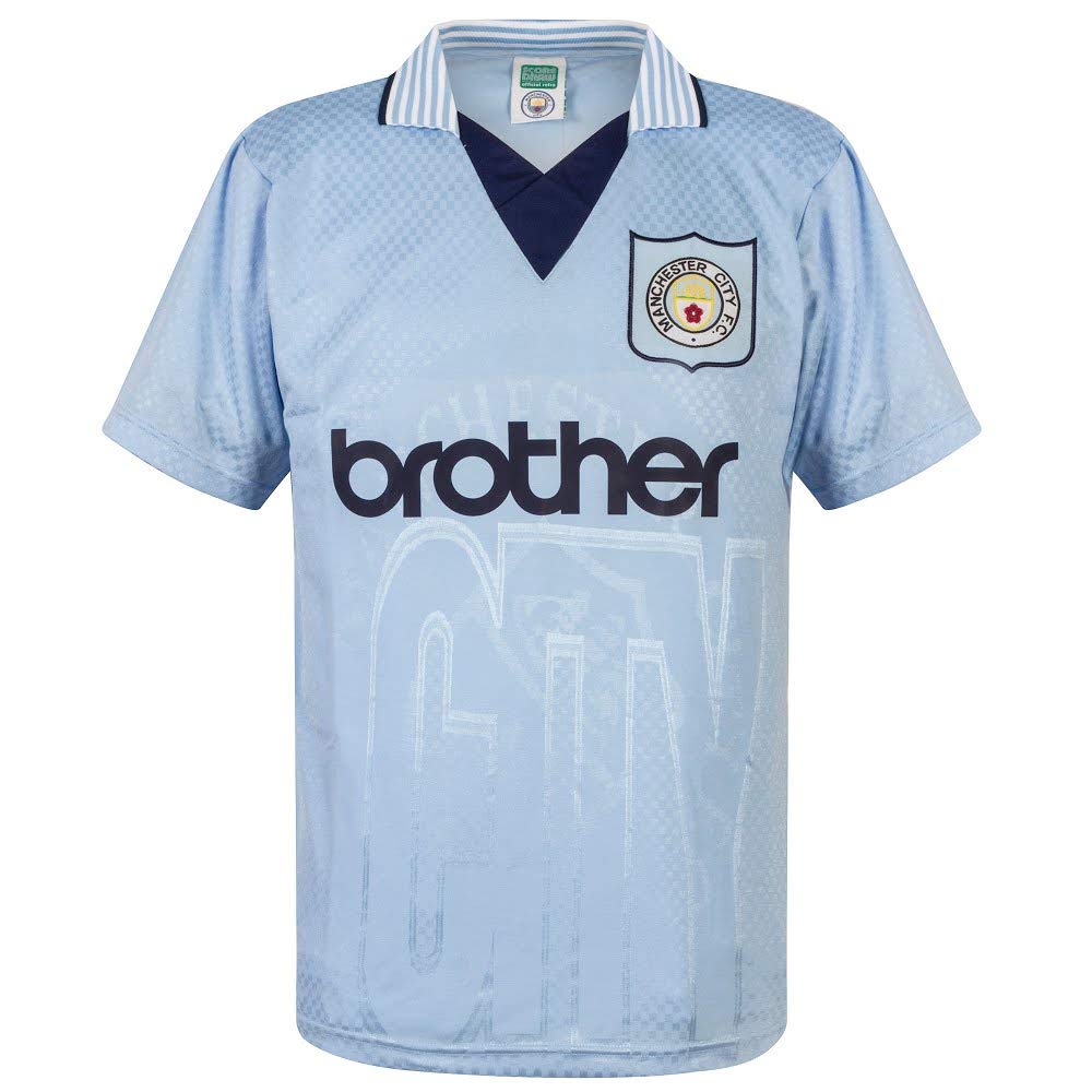 Manchester City 1996 Shirt - Blue, Small