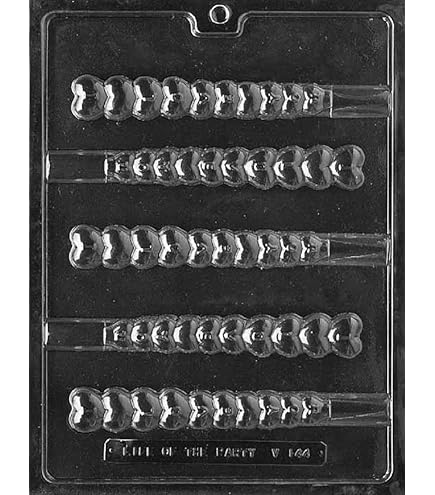K093 Prncess Pretzel Lollpop Lolly Chocolate Candy Soap Mold Wth