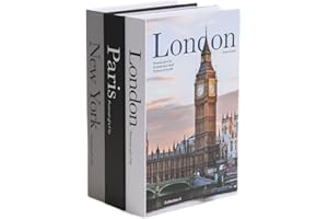 3 pcs Fashion Decorative Books Set for Home Decor,-Coffee Table Decor,Aesthetic Fake/Faux Books for Decoration,libros Decorat