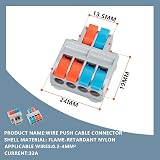 Innfeeltech SPL-42 2 In 4 Out Terminal Block 10 Pcs Cable Connector view 2