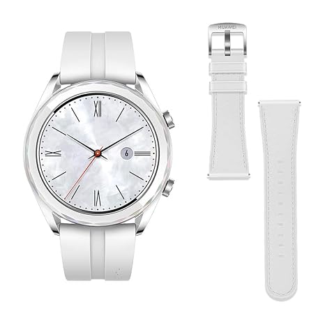 Huawei Watch GT Elegant - Reloj Inteligente, Blanco, 42 mm, Reloj+Correa