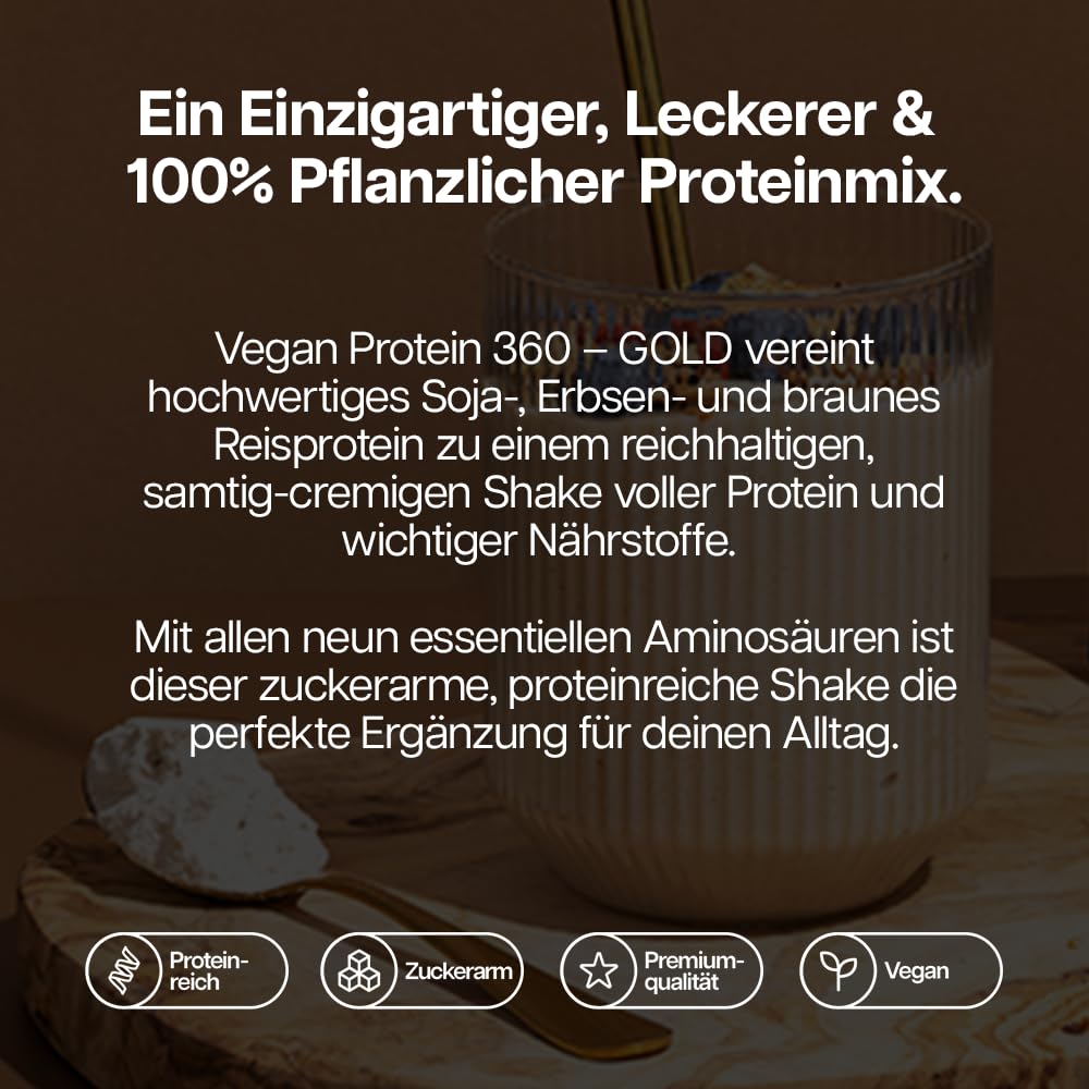 Protein Works | Vegan Protein 360 - Gold, Chocolate Silk, 2kg 5