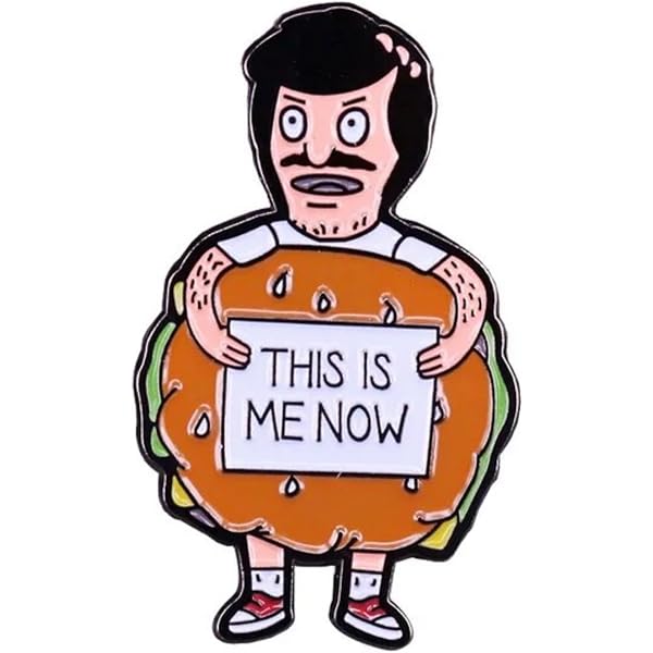 Gene Belcher Cartoon Tasche – Beiger Reißverschlussbeutel Mit Burger-Motiv, 23,5x17 Cm
