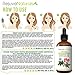 Organic Castor Oil – Boost Hair Growth for Hair, Eyelashes & Eyebrows. USDA Certified Organic, 100% Pure, Cold Pressed, Hexane Free. Eyelash Growth Serum & Brow Treatment with Applicator Kitthumb 1