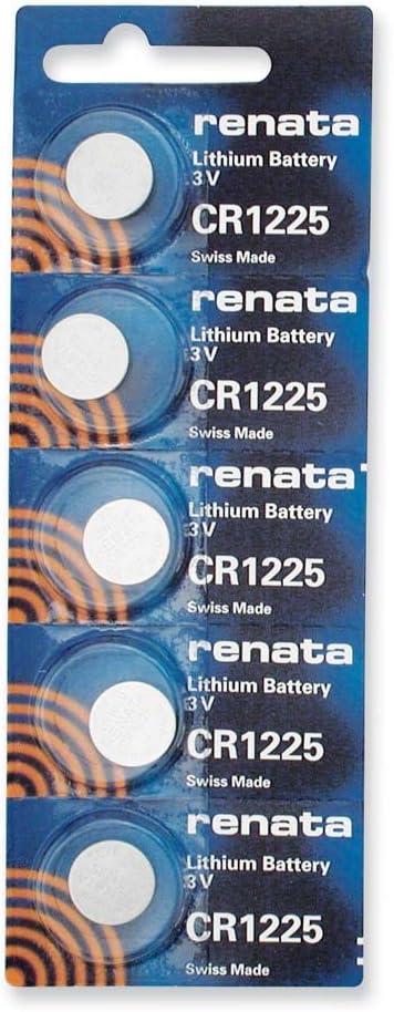 Pkg/5 Type CR1225 Renata Swiss Lithium Batteries