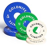 GOLDNITE Change Plates Set 1.25LB 2.5LB 5LB Set Fractional Weight Plate Olympic Bumper Plates for Cross Training Steel Insert Strength Training Weight Plates