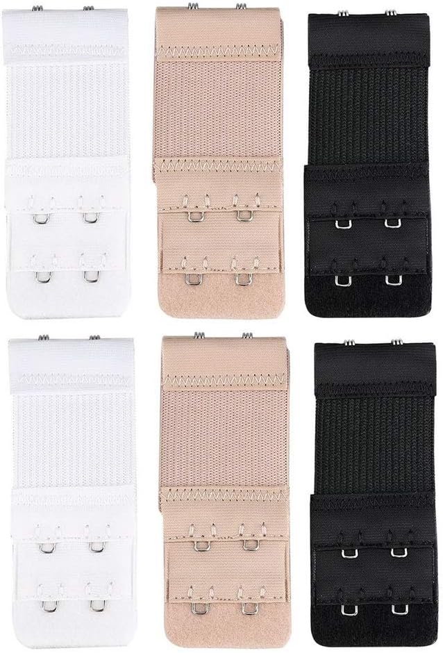 TXIN Set of 15 Bra Extender 2 Hook Bra Buckle Extension for Plus Size