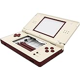 eXtremeRate Classic FC Style Replacement Full Housing Shell for Nintendo DS Lite, Custom Handheld Console Case Cover with Buttons, Screen Lens for Nintendo DS Lite NDSL - Console NOT Included