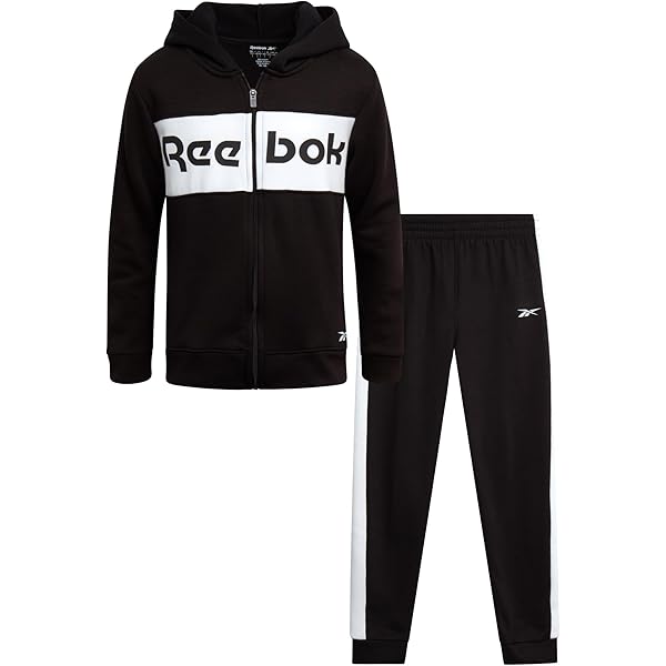 Amazon.com: Reebok Boys Joggers Set - 3 Piece Boys Tracksuit Set