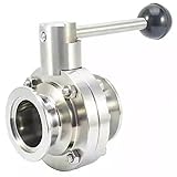 KF16 KF25 KF40 KF50 Vacuum Sanitary Butterfly Valve
