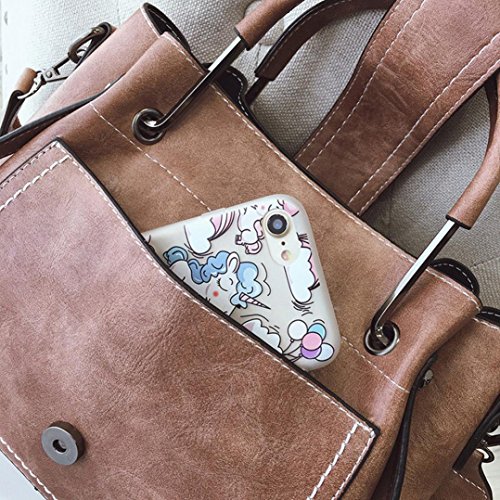 image for Outsta Retro Leather Shoulder Bags,Women's Corssbody Bag&Handbag Water