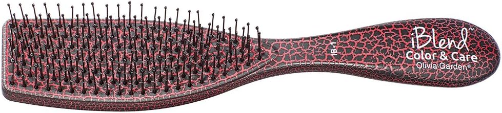 Olivia Garden iBlend™ Color & Care Blending Brush Red - Fully Saturates and Evenly Distributes Hair Color & Treatments