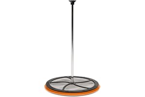 Jetboil Grande Silicone French Press Coffee Maker 2.0 for Jetboil Camping Stoves - TrailCook 1.2L, Flash 1.8L and Stash, New 