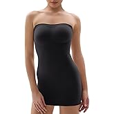 SHAPERX Shapewear Slip for Women Under Dresses Tummy Control Seamless Sculpt Body Shaper