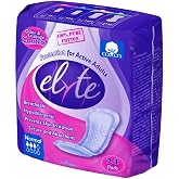 Elyte Cotton Hypoallergenic Bladder Control Pads, Normal, Case/144 (6/24s)
