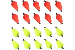 Lyfengdeam Fly Fishing Accessories, Fishing Bobbers,20pcs Fishing Floats, Fishing Lures,Float Foam Fly Fishing Float Strike I
