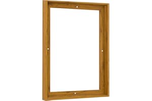 Pixy Canvas 9x12 inch Floater Frame for Canvas Paintings, Wood Panels, Canvas Panels & Stretched Canvas Boards. Floating Frame fits 5/8", 3/4" & max 7/8" Deep Artwork (Natural Oak, 9 x 12 inch)