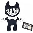 Msfdcdr Bendy Plush Toys Doll 11.8' Cute Game Horror Bendy Plush Soft Stuffed Animals Toys for Kids Children and Game Fans (White)