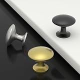 LONTAN 20 Pack Cabinet Knobs Satin Nickel Round 28mm 25.5mm Projection LS6050SNB view 5