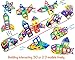 Amazing Premier -Toy 150 pcs Educational Magnetic Building Tiles Blocks Toy with Ferris wheel set, rotating gear set, shapes, wheels, letters, numbers, operation signs + a storage box