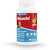 Redd Remedies Gouch! | Supplement for Joints, Uric Acid Levels, and Healthy Kidney Function | Tart Cherry, Ginger, Quercetin, & More | 60 Vegan Capsules