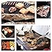 Smaid - Grill Mat Set of 4 - Non-Stick Mats for Outdoor Grill-Easy to Clean-Works on Gas,Charcoal and Electric-15.75 x 13 Inch, Black
