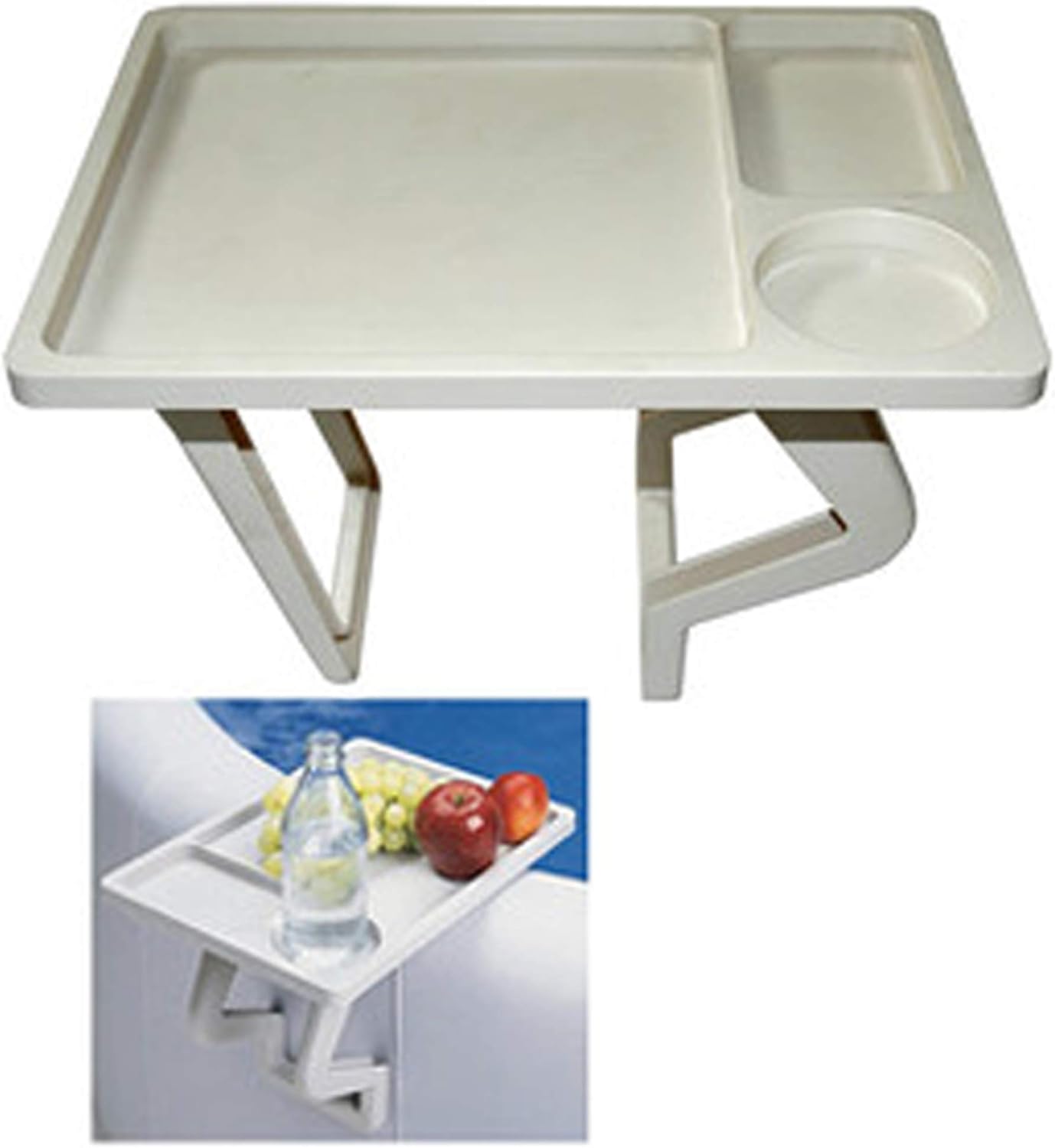 Spa or Hot Tub Side Drinks Tray Grey Amazon.co.uk Garden & Outdoors