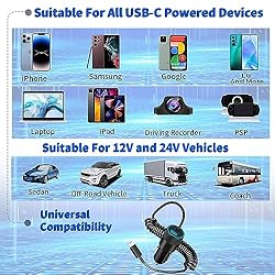 [Apple MFi Certified] iPhone Car Charger Fast