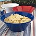 Liberty Plastic Mixing and Serving Bowls | set of 3 in 3 Assorted Colors