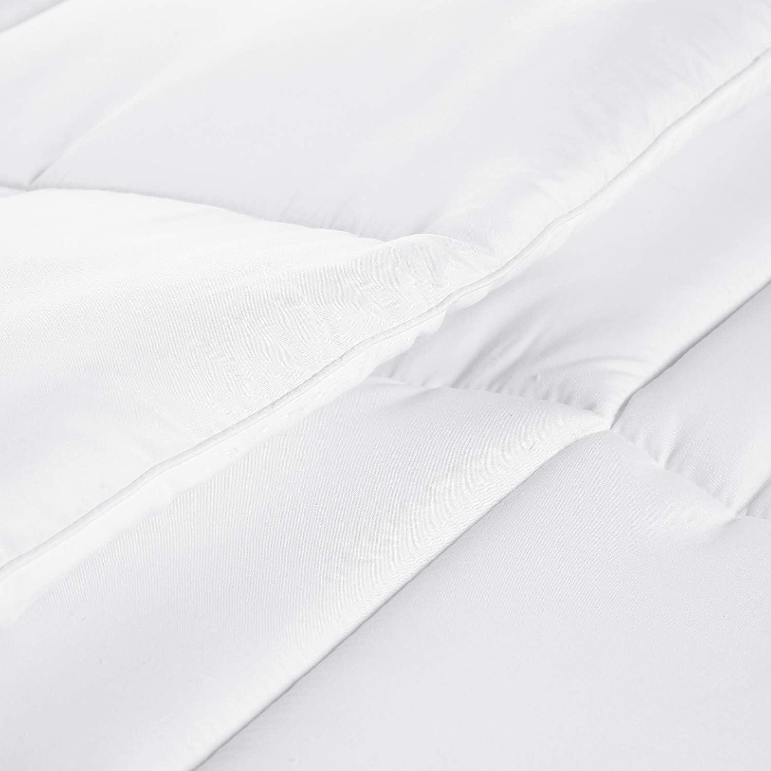 Utopia Bedding Down Alternative Comforter (King, White) - All Season Comforter - Plush Siliconized Fiberfill Duvet Insert - Box Stitched: Home & Kitchen