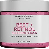 Amazon Com Beet And Retinol Gel Face Mask Hydrating Face And Neck Moisturizer For Anti Aging Wrinkle Acne Firming And Dry Skin Organic Facial Mask For Women Men And All
