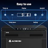 AAOBOSI 83L Campervan Fridge Freezer with APP Control 12V DC Fridge view 7