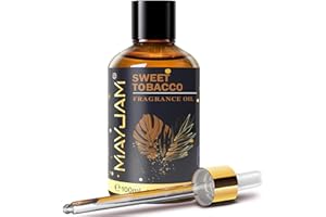 MAYJAM 100ML Sweet Tobacco Fragrance Oil Essential Oil, 3.38FL.OZ Large Volume Sweet Tobacco Oil for Diffuser, Great for DIY 