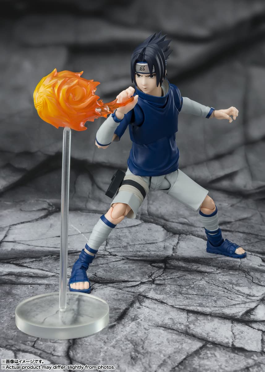 TAMASHII NATIONS - Naruto - Sasuke Uchiha -Ninja Prodigy of The Uchiha Clan Bloodline- S.H.Figuarts Action Figure
