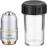 AmScope PA10X 10X Plan Achromatic Microscope Objective Lense | 10X Plan Achromatic Microscope Objective Lens, Standard Mount
