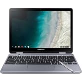 Samsung Chromebook Plus V2, 2-in-1, 4GB RAM, 32GB eMMC, 13MP Camera, Chrome OS, 12.2", 16:10 Aspect Ratio, Stealth Silver (XE