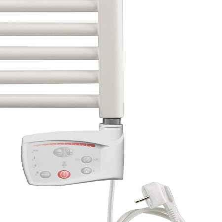 Heizpatrone Temperaturregler Raumthermostat Heizstab Badheizkörper Elektroheizstab XIMAX Typ 3 digital 600 Watt Weiss