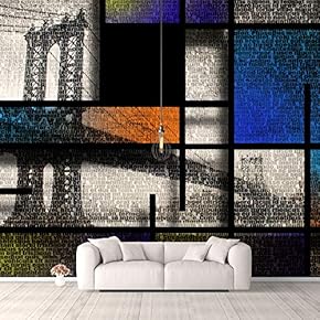 Wall Murals for Bedroom Fantasy View Mystery Collage Removable Wallpaper Peel and Stick Wall Stickers - 66x96 inches