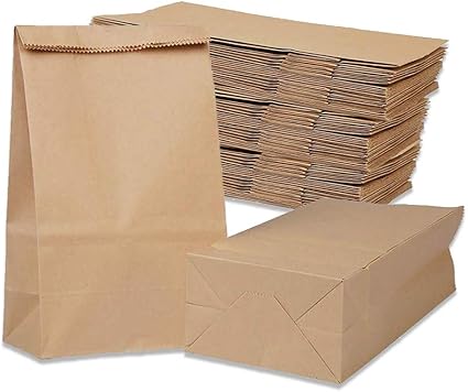 VEYLIN 120 bolsas de papel marrón pequeñas de Kraft bolsas de ...