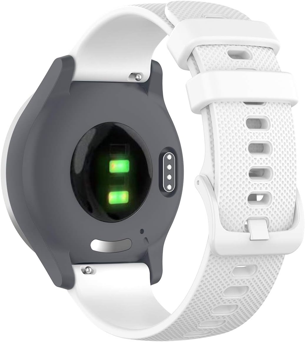 TenCloud Silicone Bands Compatible with Garmin Vivomove 3S/Vivoactive 4S/Venu 4 41mm/Venu 3S 2S Strap - Image 4