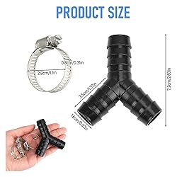 YUGHKBN 2PCS Washing Machine Drain Hose Y-Type