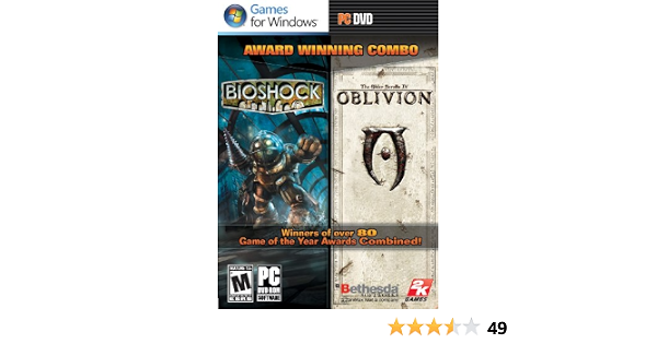 Amazon Com Bioshock And Elder Scrolls Oblivion Bundle Pc Everything Else