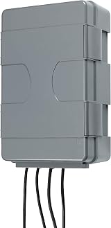 Knightsbridge JB55BK IP55 Weatherproof Electrical Box Outdoor Power Cable view 6