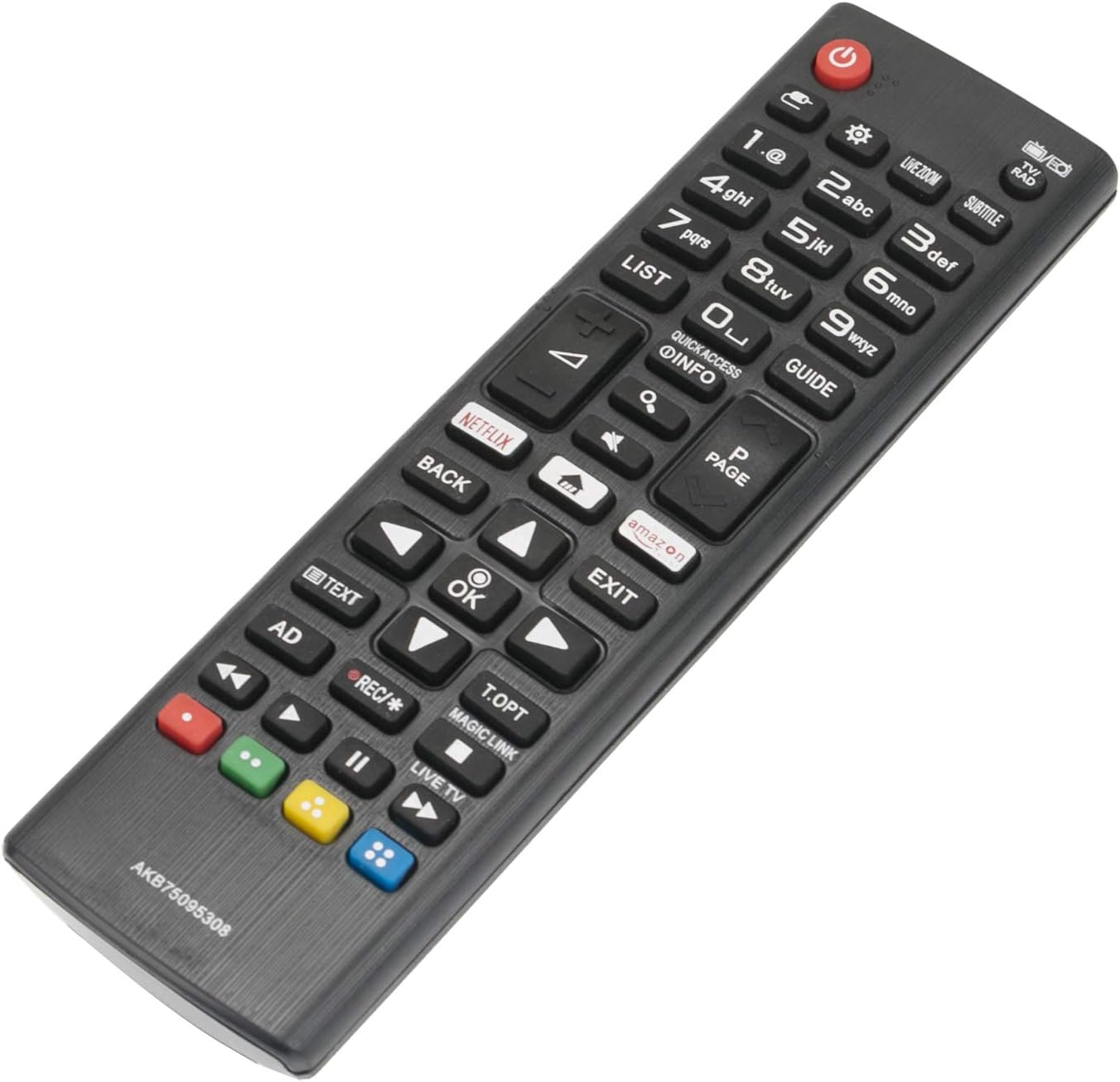 ALLIMITY AKB75095308 Remote Control Replaced for LG Ultra HD TV 32LJ610V 43LJ594V 43LJ634V 43LJ614V 43LJ624V 43UJ670V 49LJ594 43UJ634V 43UJ635V 43UJ651V - Image 4