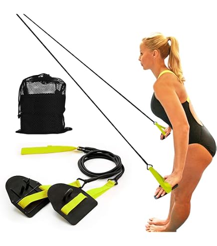 Amazon.com : StretchCordz with Paddles, Blue : Sports & Outdoors