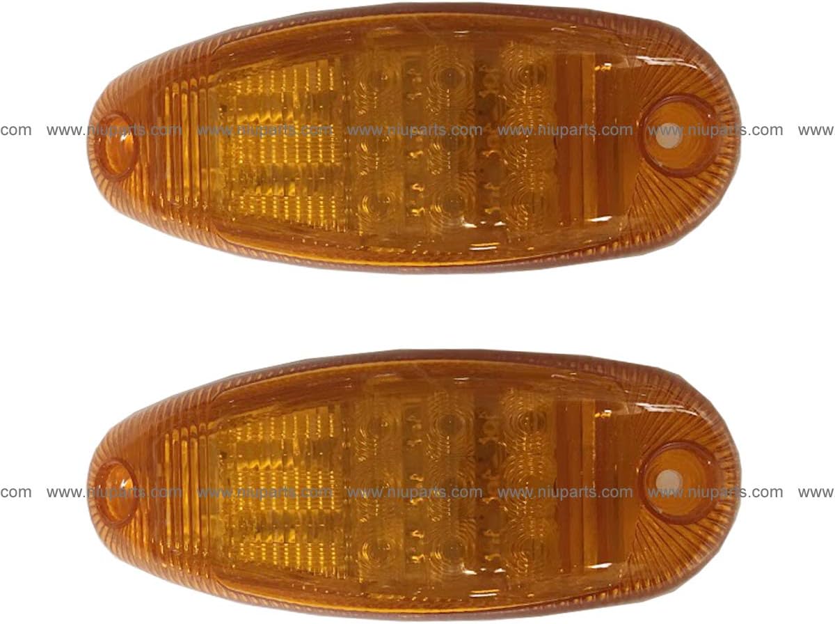 2 pcs of Side Rocker Panel LED Turn Signal Marker Light 9